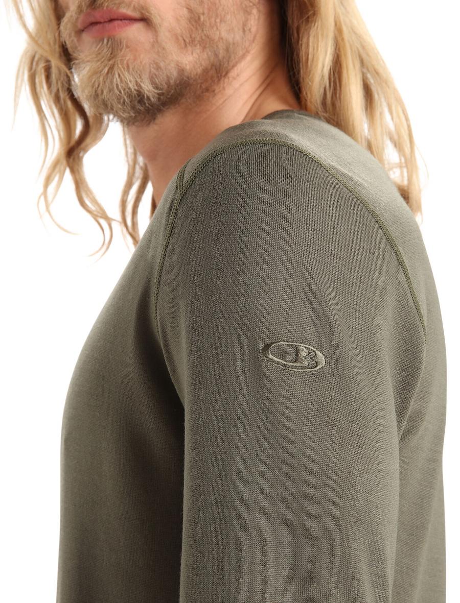 Base Layers Icebreaker Merino 260 Tech Long Sleeve Crewe Thermal Top Homme Vert Olive | FR 1395NWYB